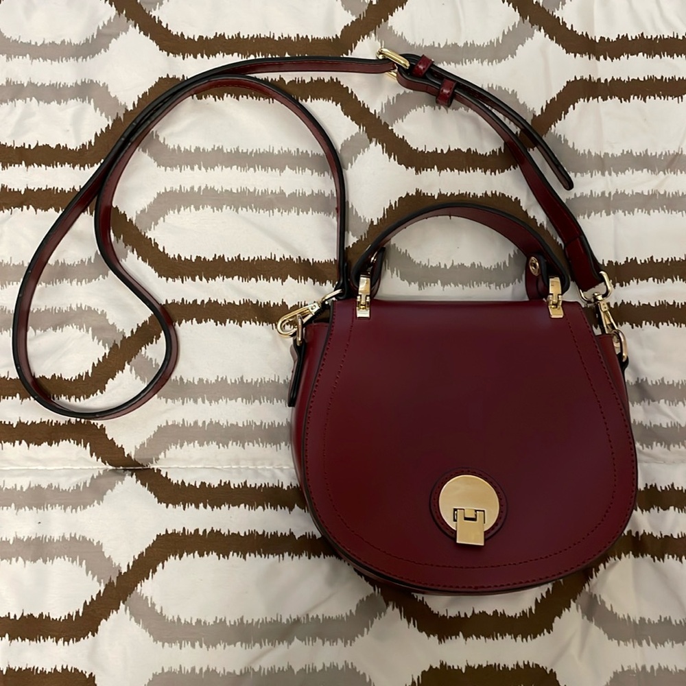 NWOT - Mini red satchel crossbody bag - Merlot